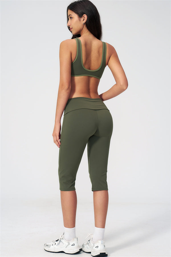 The Evoke Sports Bra Capri Leggings 2-Piece Set