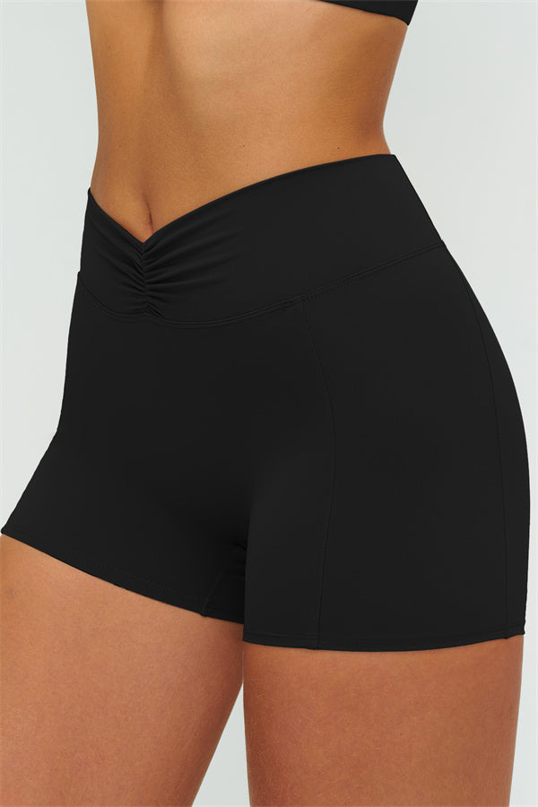 The Lushness V-Back Sports Bra Shorts 2-Piece Set