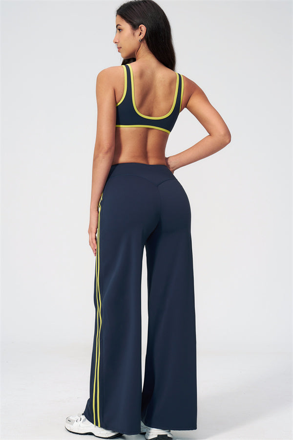 The Evoke Sports Bra Straight Leg Pants 2-Piece Set