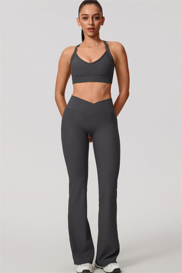 The Daze Sports Bra Flared Leggings 2-Piece Set