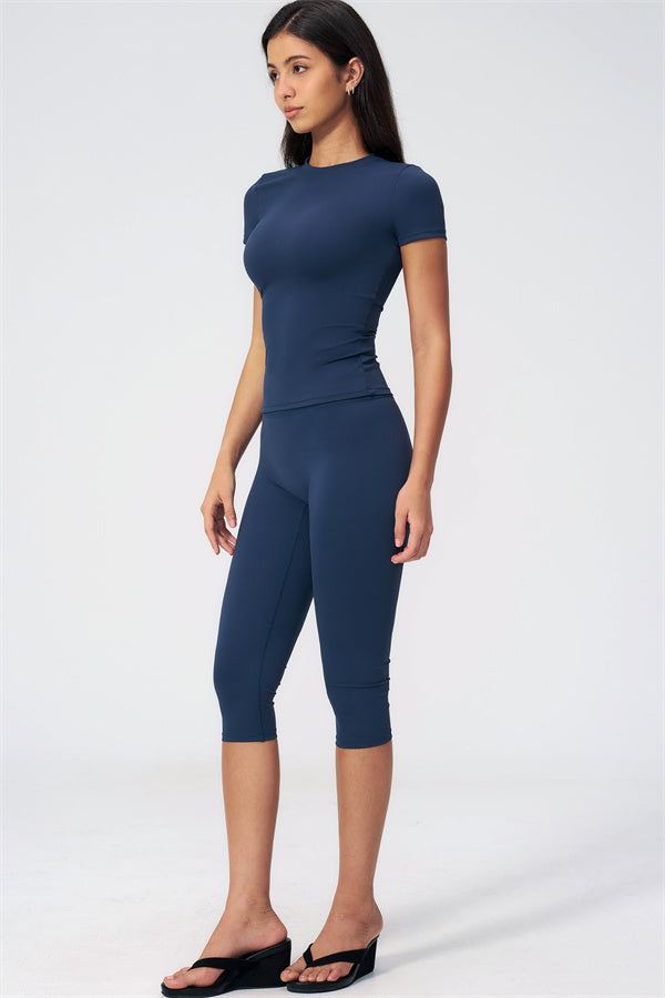 The Twirl T-shirt Capri Leggings 2-Piece Set