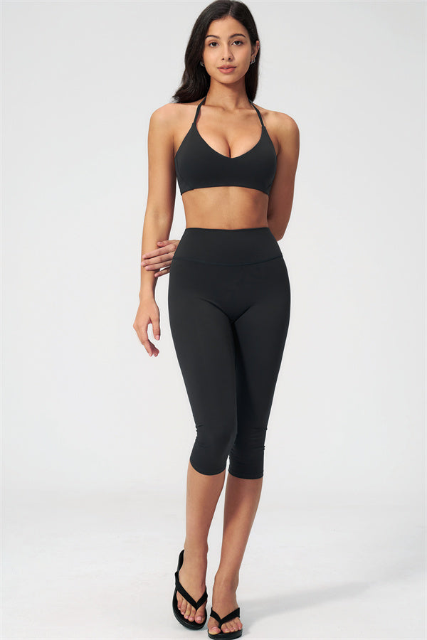 The Twirl Sports Bra Capri Leggings 2-Piece Set