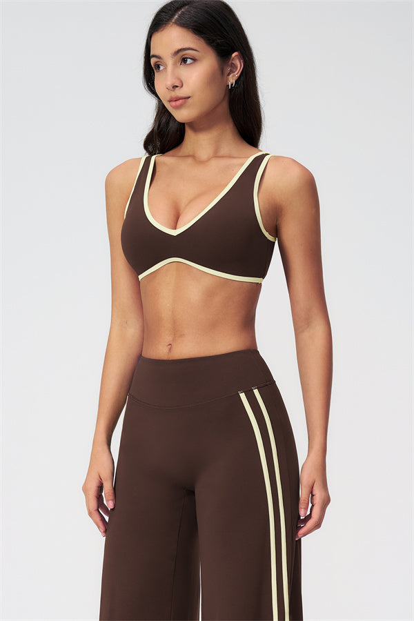 The Evoke Sports Bra Straight Leg Pants 2-Piece Set