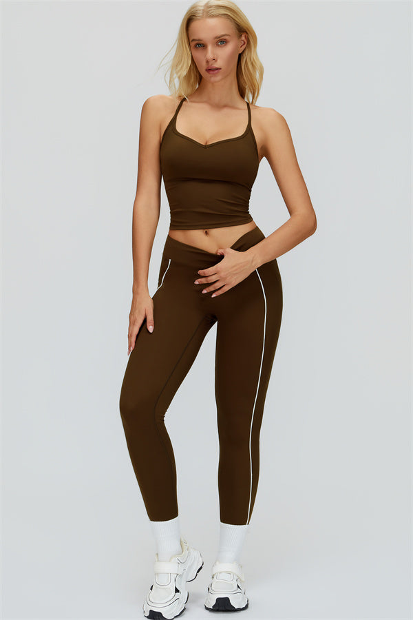 The Whisper Crop Top Leggings 2-Piece Set