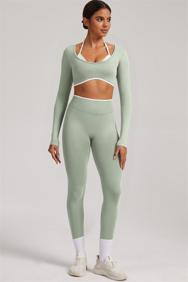 The Elevate New Long Sleeve Crop top
