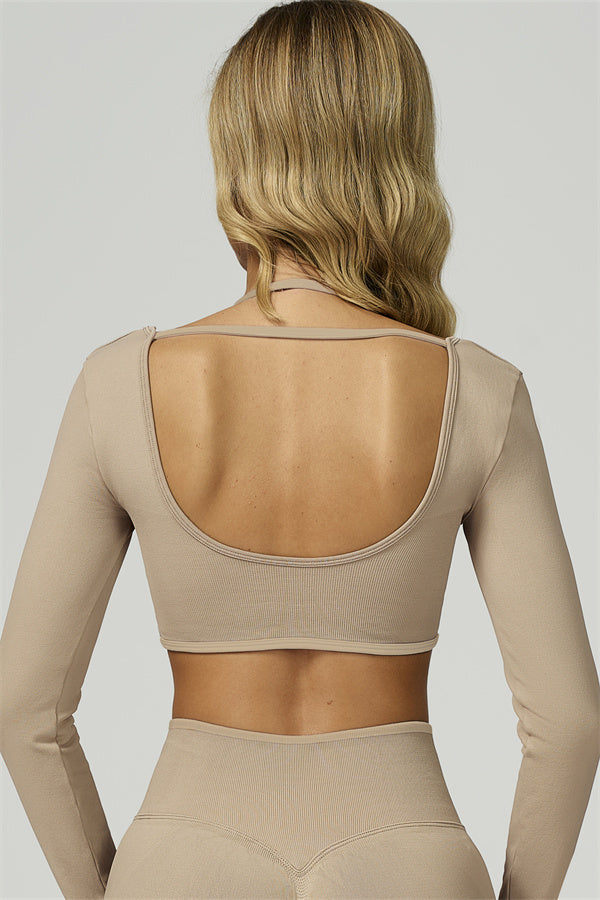 The Prime Long Sleeve Crop Top Leggings 2-Piece Set