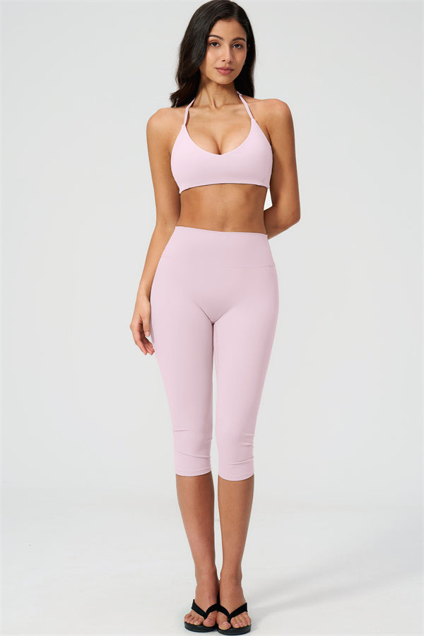 The Twirl Sports Bra Capri Leggings 2-Piece Set