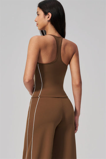 The Breathe Crop Top Straight Leg Pants 2-Piece Set