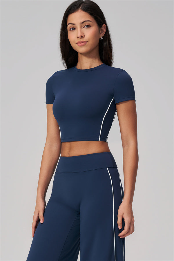 The Breathe T-shirt Straight Leg Pants 2-Piece Set