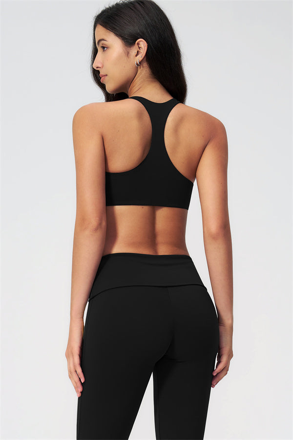The Evoke Racerback Sports Bra Capri Leggings 2-Piece Set