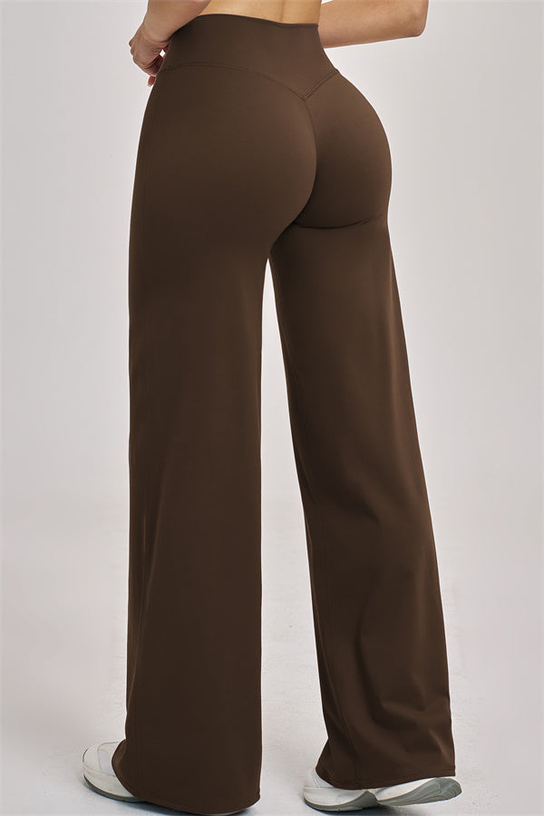 The Swoon Long Sleeve Crop top Flared Leggings 2-Piece Set