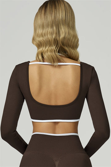 The Prime Line Long Sleeve Crop Top