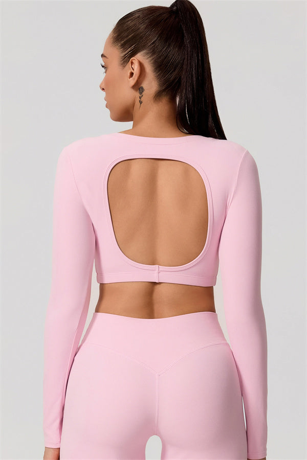 The Nestle Long Sleeve Crop Top