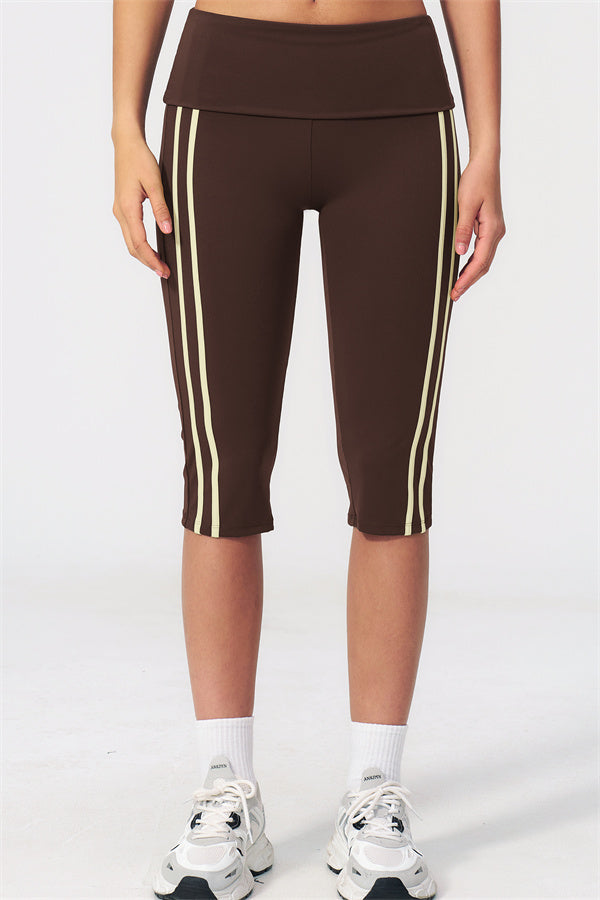 The Evoke Racerback Sports Bra Capri Leggings 2-Piece Set
