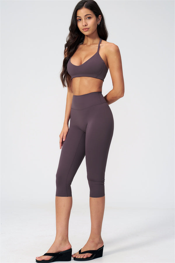 The Twirl Sports Bra Capri Leggings 2-Piece Set