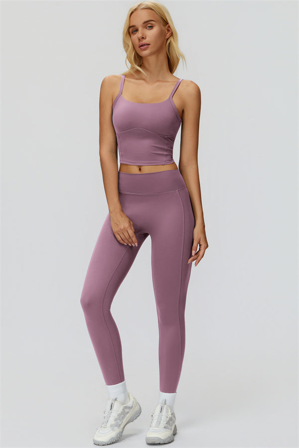 The Fyra Crop Tank Leggings 2-Piece Set
