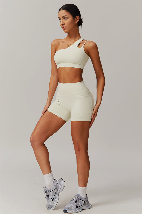 The Blissful Rose Sports Bra Shorts 2-Piece Set