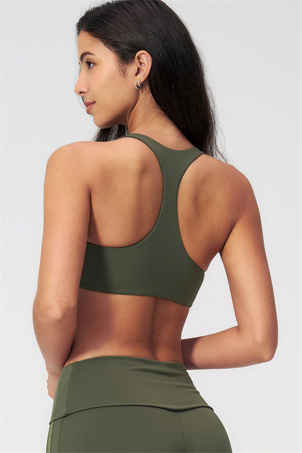 The Evoke Racerback Sports Bra Capri Leggings 2-Piece Set