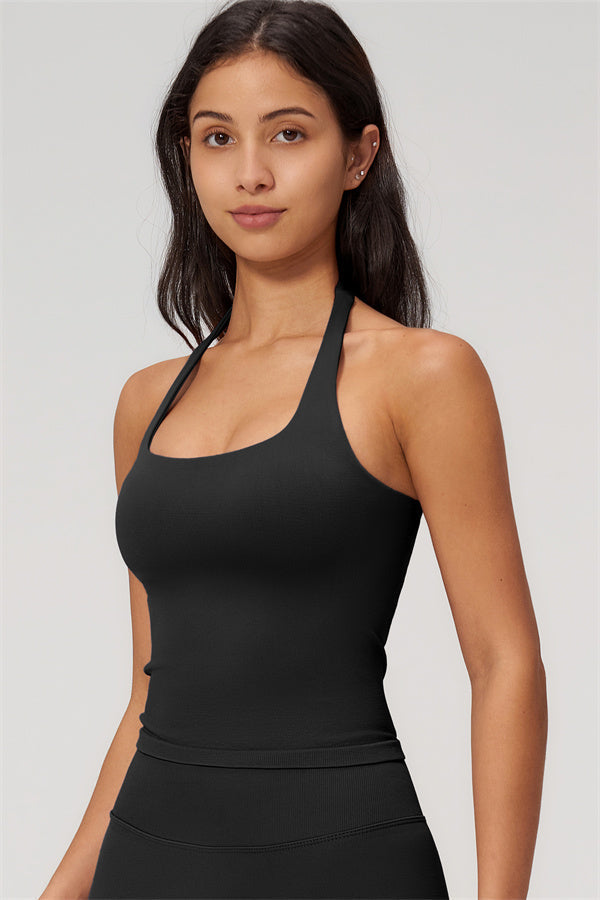 The Empower Halter Crop Top