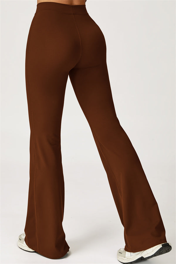 The Axis Crop Top Flared Leggings 2-Piece Set