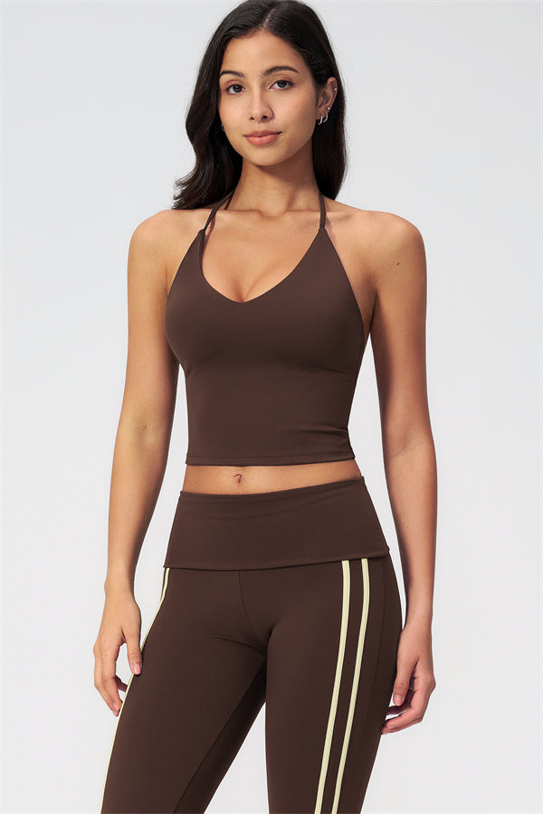The Evoke Crop Top Capri Leggings 2-Piece Set