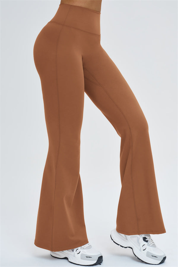 The Slate Cross Back Top Flared Leggings 2-Piece Set