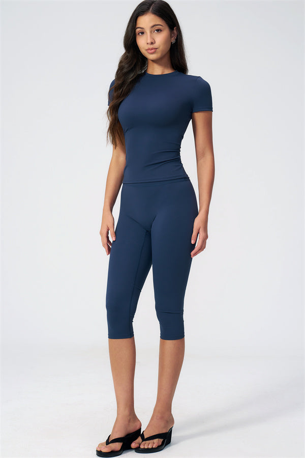 The Twirl T-shirt Capri Leggings 2-Piece Set