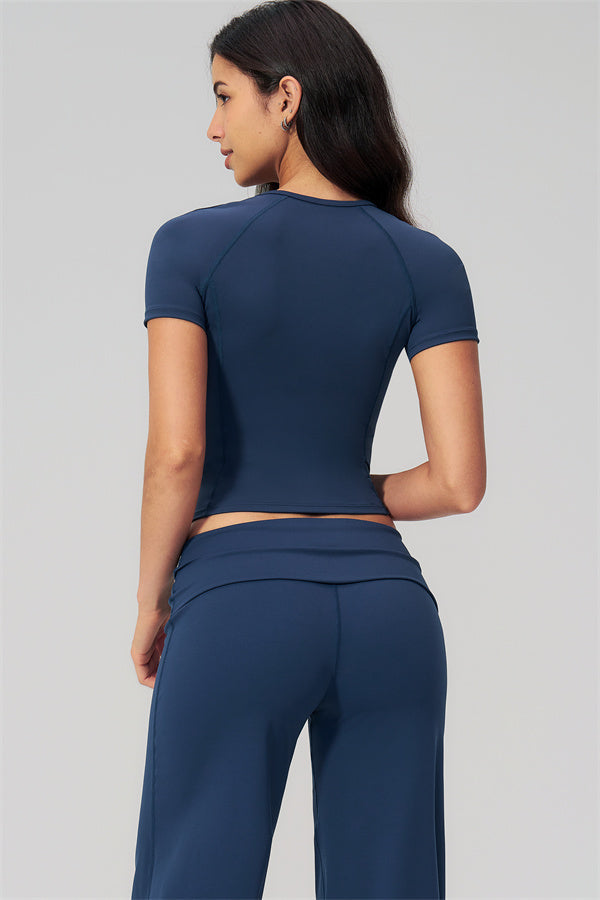 The Daring T-shirt Straight Leg Pants 2-Piece Set