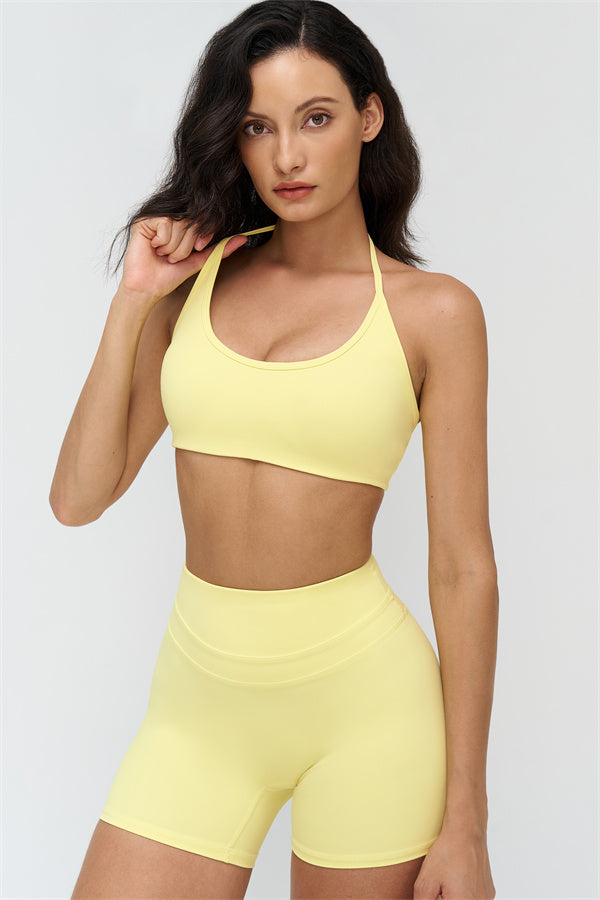 The Stride Halter Sports Bra