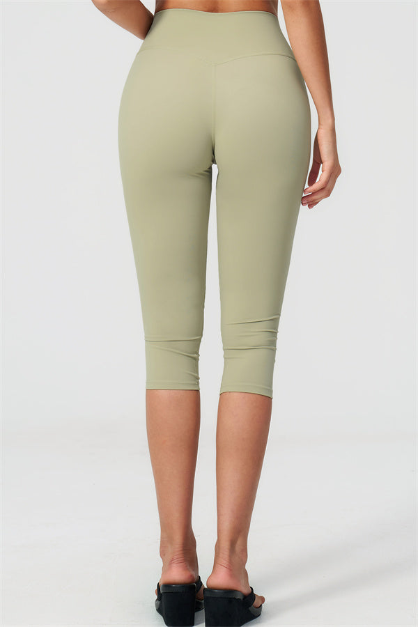 The Twirl Halter Tank Top Capri Leggings 2-Piece Set
