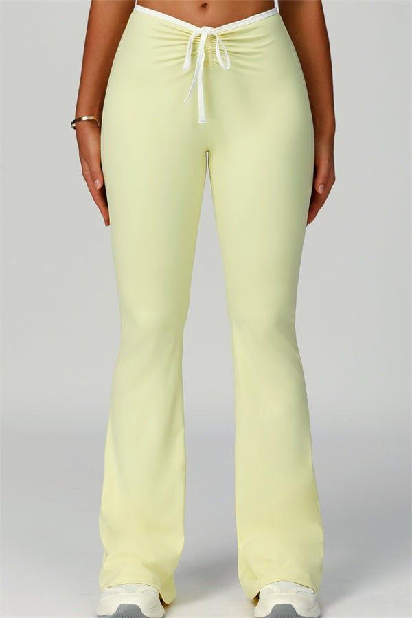 The Skyline Tie Top Flared Leggings 2-Piece Set