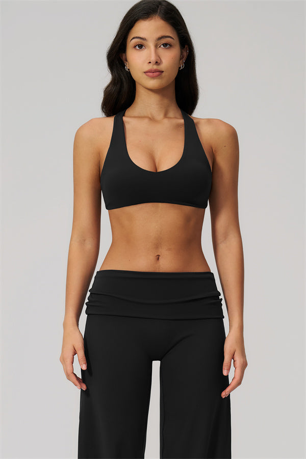 The Daring Sports Bra Straight Leg Pants 2-Piece Set
