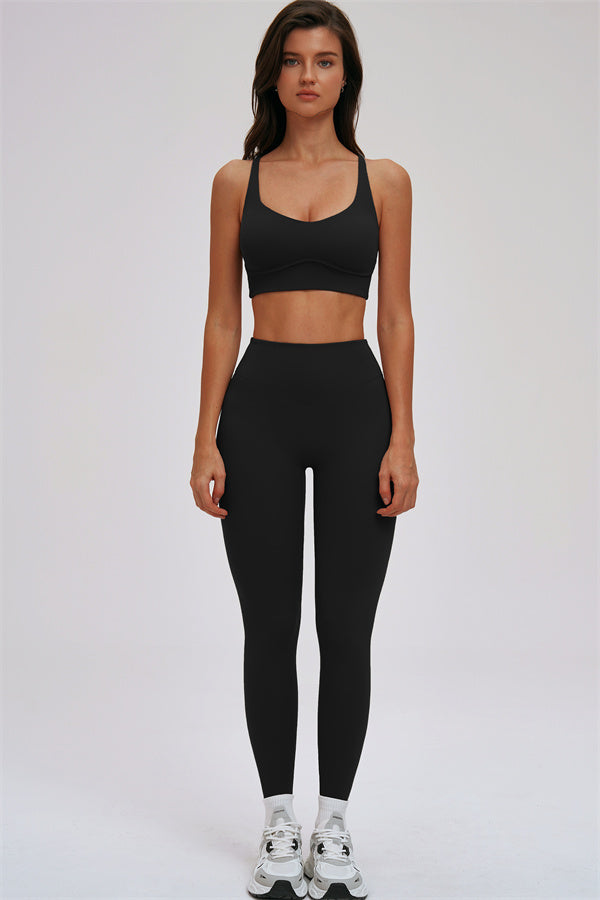 The Kinetic Cross Back Sports Bra