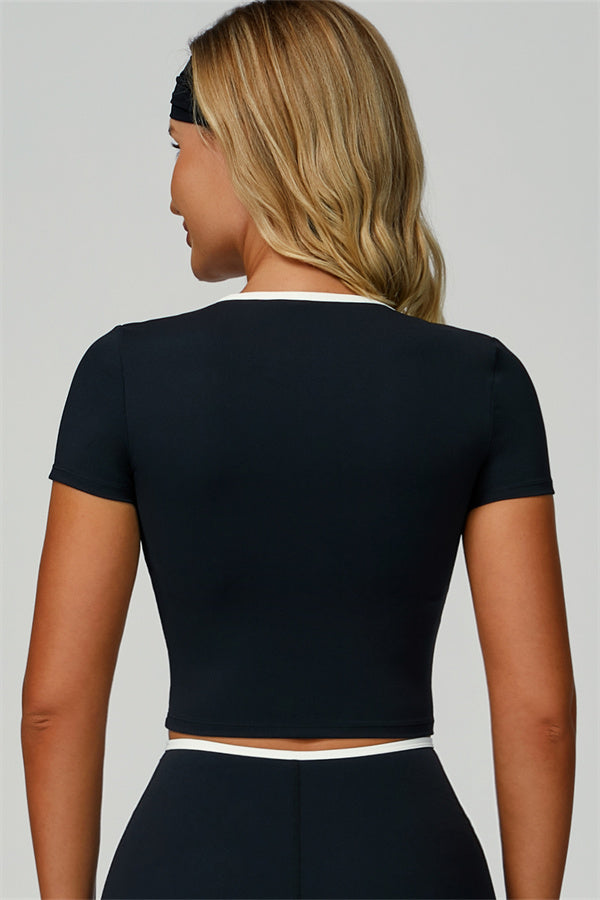 The Skyline Tie Top Flared Leggings 2-Piece Set
