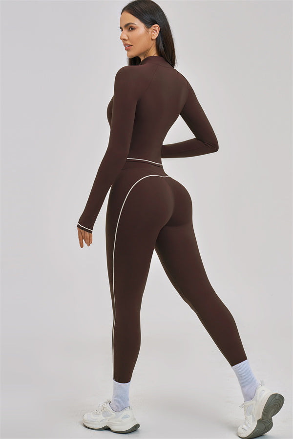 The Unbound Jacket Crop Top Leggings 3-Piece Set