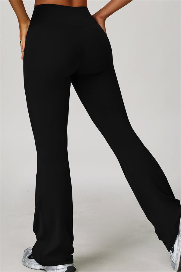 The Surge Halter Crop Top Flared Leggings 2-Piece Set