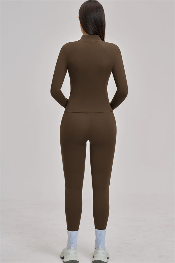The Swoon Jacket Sports Bra Leggings 3-Piece Set