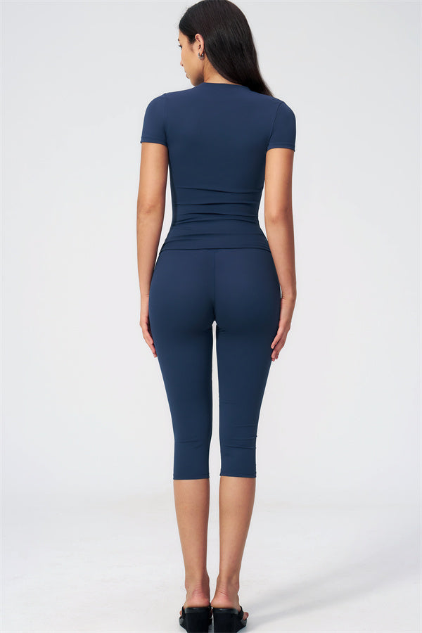 The Twirl T-shirt Capri Leggings 2-Piece Set