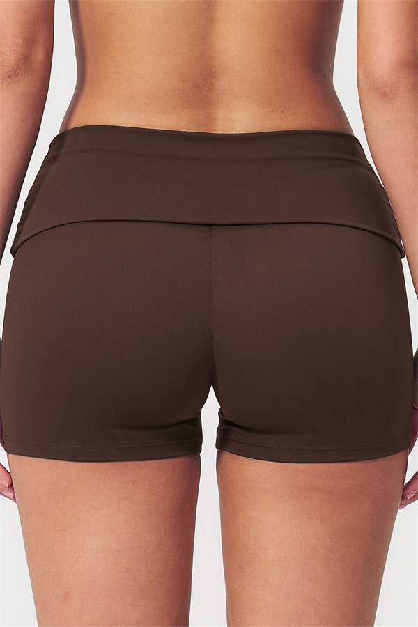 The Evoke Racerback Sports Bra Shorts 2-Piece Set
