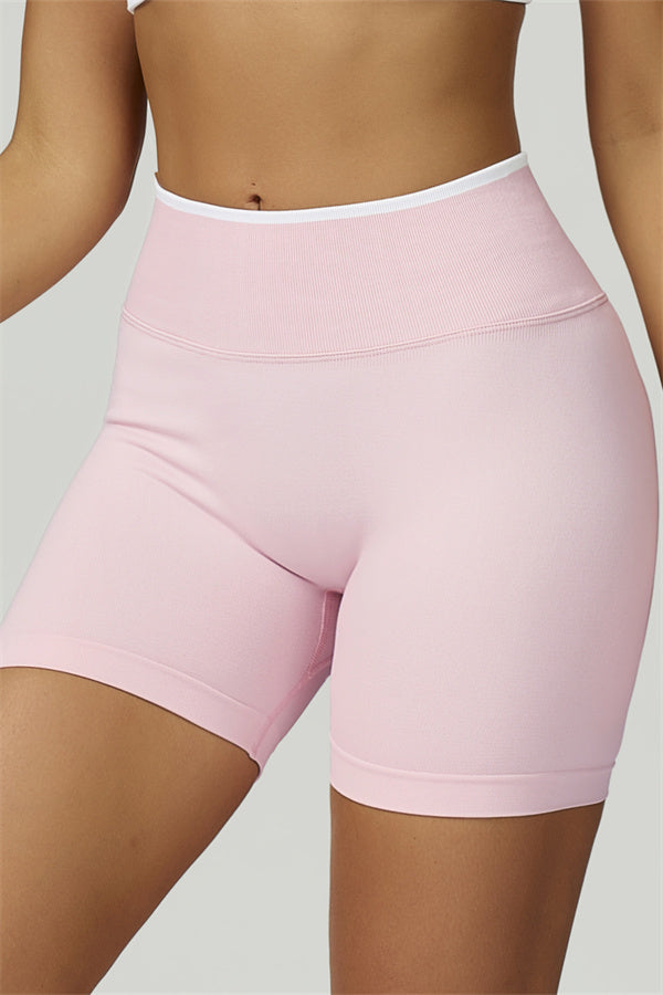 The Prime Line Long Sleeve Crop Top Shorts 2-Piece Set