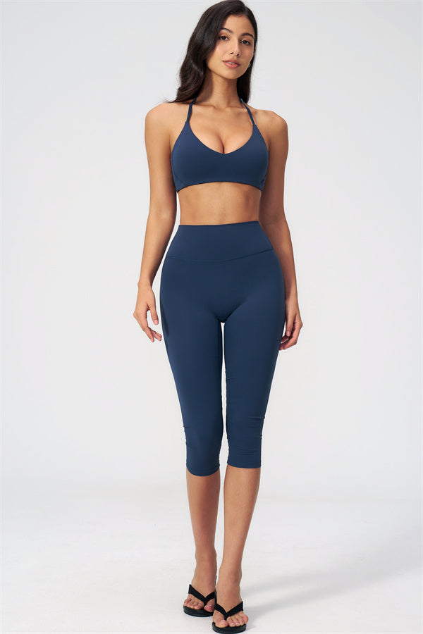 The Twirl Sports Bra Capri Leggings 2-Piece Set