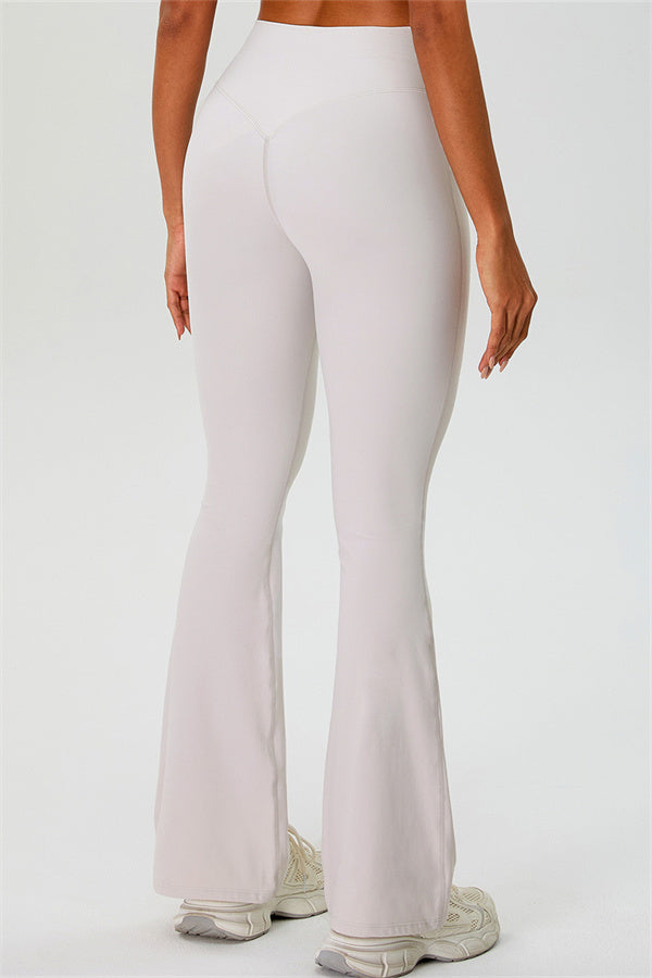 The Ember Sports Bra Crop Top Flared Leggings 3-Piece Set