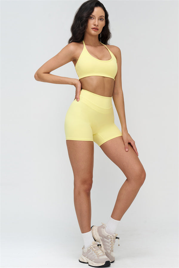 The Stride Halter Sports Bra