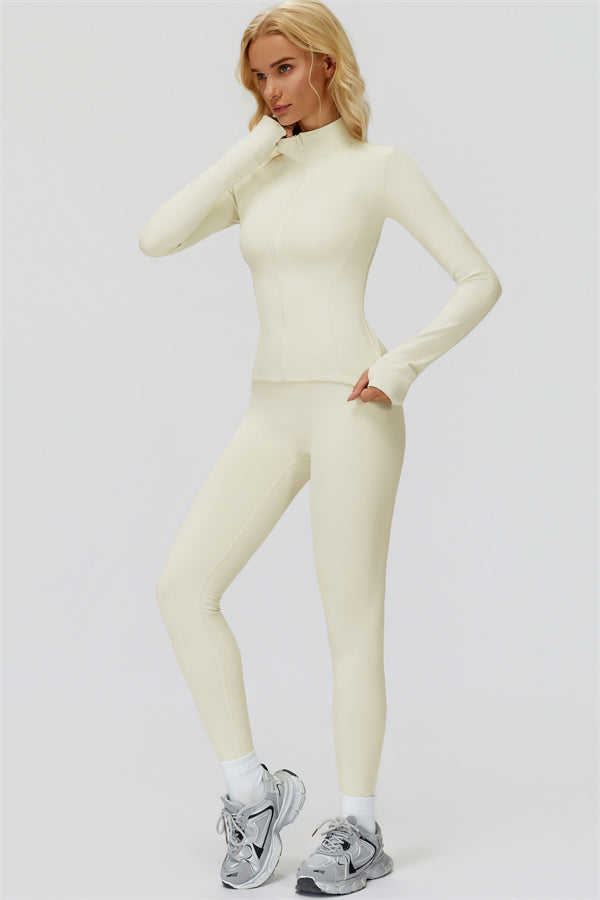 The FemmeFit Zip Jacket Leggings 2-Piece Set