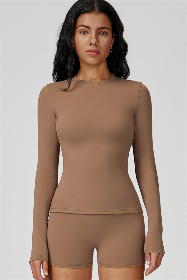 The Oasis Long Sleeve T-shirt Shorts 2-Piece Set