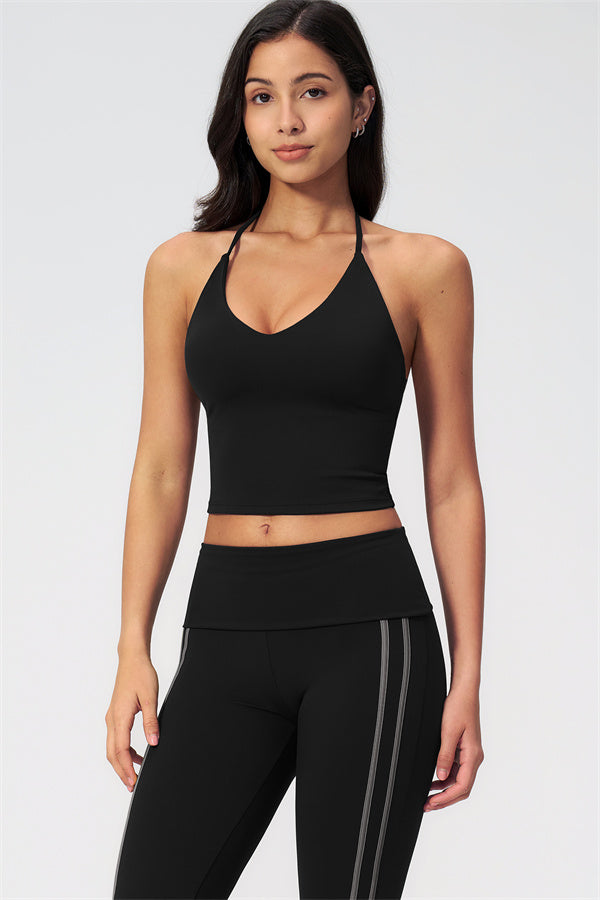 The Evoke Crop Top Capri Leggings 2-Piece Set