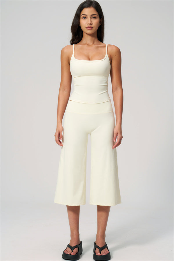 The Nexus Tank Top Wide-Leg Crop 2-Piece Set