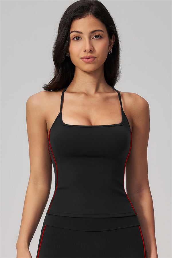The Breathe Crop Top Capri Leggings 2-Piece Set