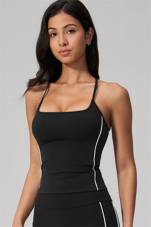 The Breathe Crop Top Straight Leg Pants 2-Piece Set