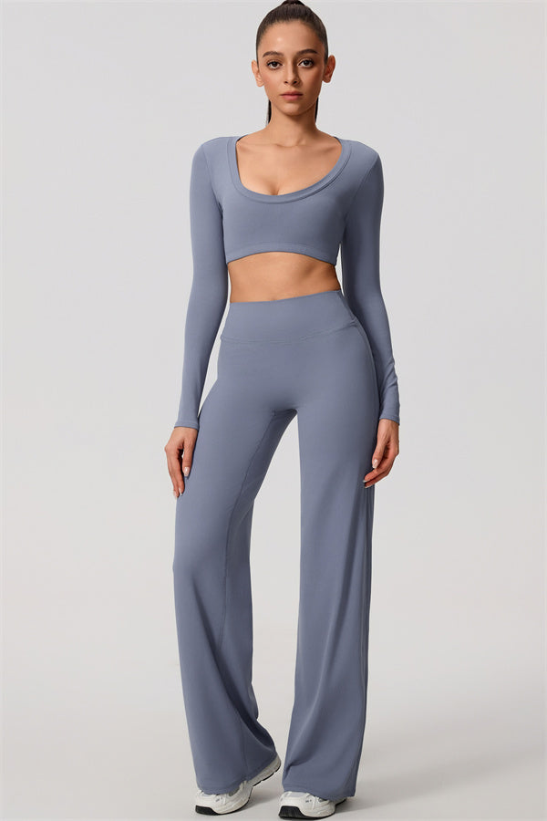The Nestle Long Sleeve Crop Top